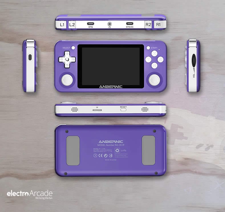 rg351-anbernic-purple-profile-angles - electro arcade