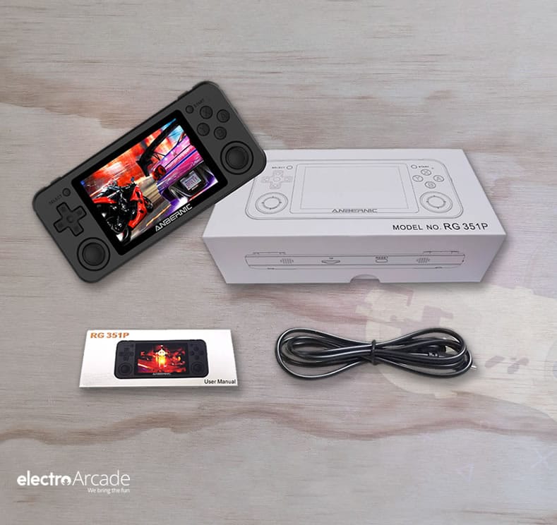 rg351-anbernic-whats-included-in-the-box - electro arcade