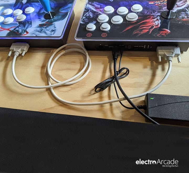 split-deck-cables-connected - electro arcade
