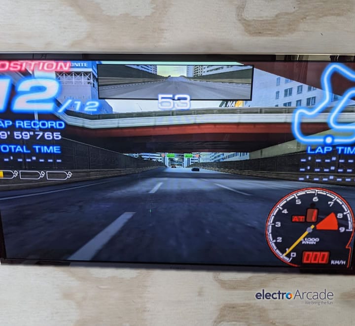 split-deck-tv-ridge-racer - electro arcade