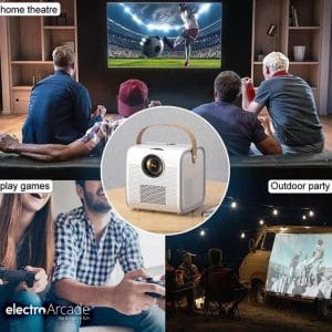 Portable HD 1080P native LCD video projector