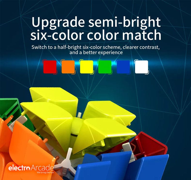 3x3x3-rubiks-speed-cube-vibrant-no-stickers - electro arcade