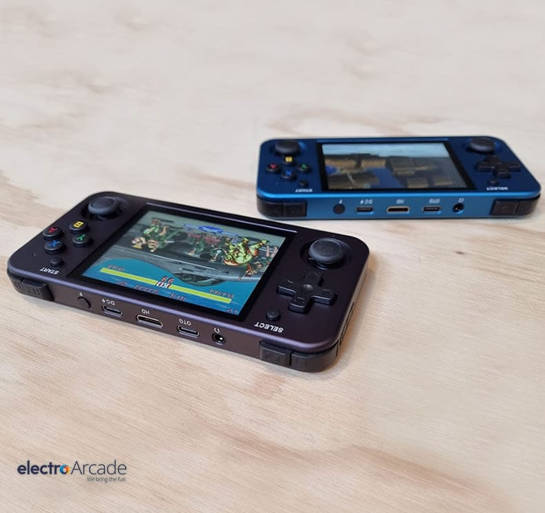 anbernic-rg353m-headphones-otg-hdmi-dc-portsd-blue-deep-purple - electro arcade