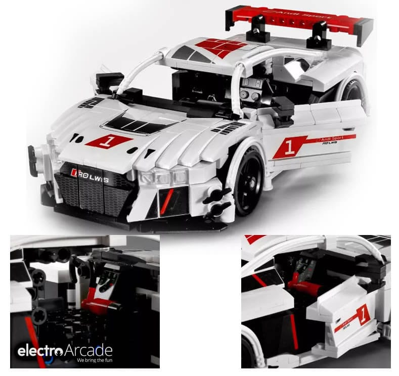 sy8301-audi-r8-super-car-outside-interior - electro arcade