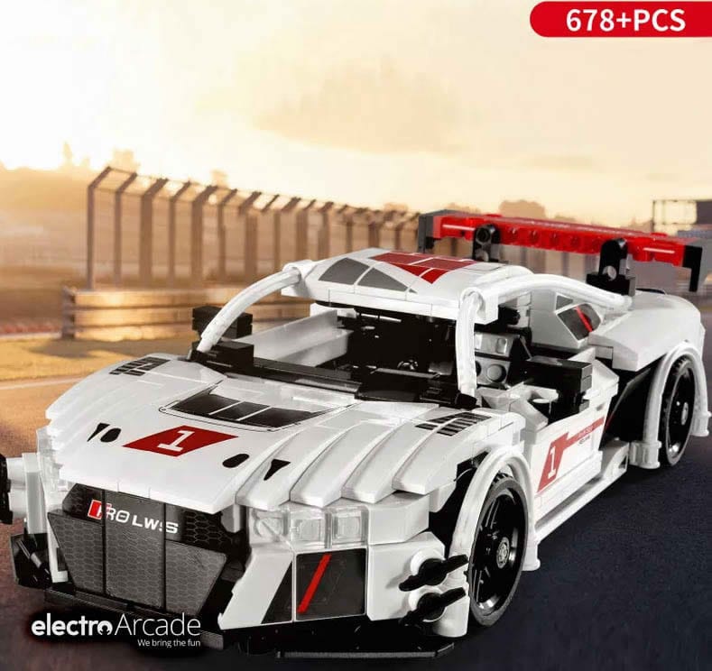 sy8301-technique-audi-r8-678-pcs-brick-set - electro arcade