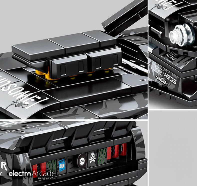 technique-mustang-kit-close-up-details - electro arcade