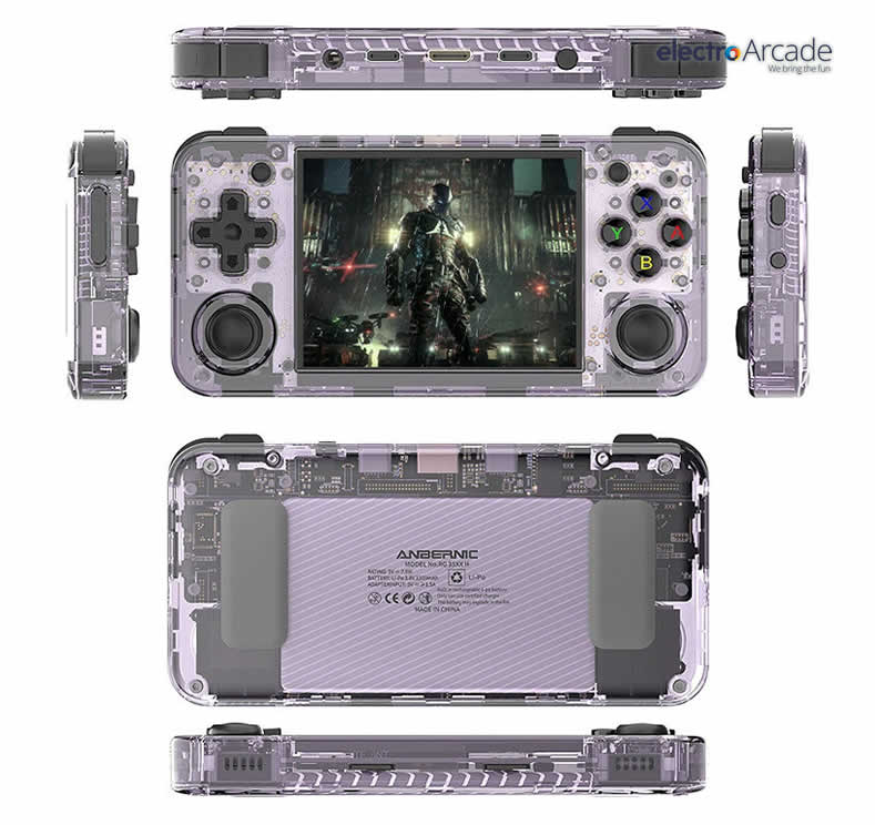 anbernic-rg35xx-h-transparent-purple-profiles - electro arcade