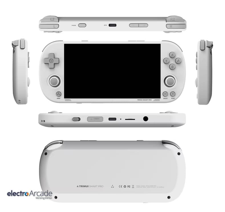 trimui-smart-pro-white-all-angles - electro arcade