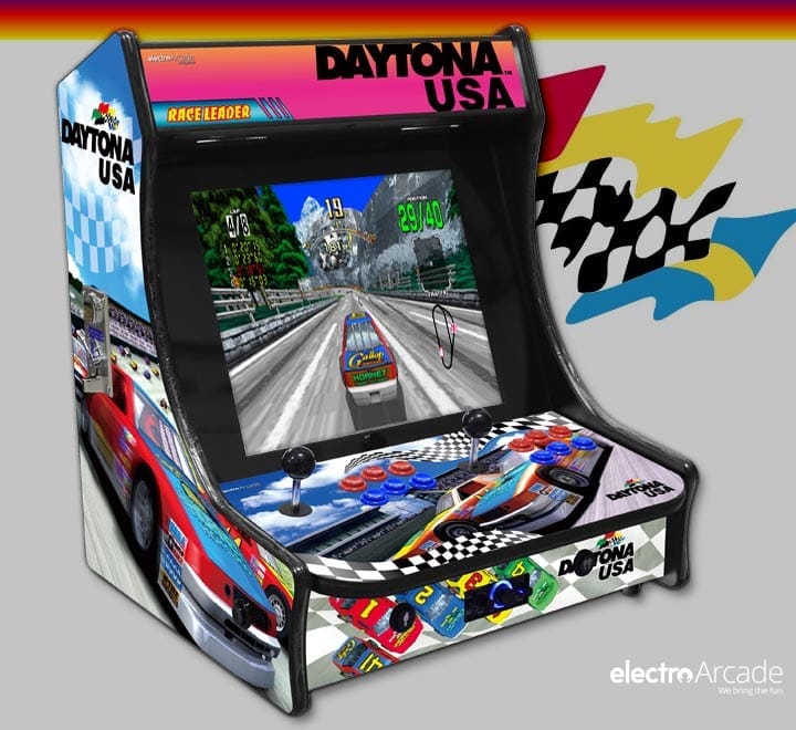 daytona-usa-bartop-arcade-front-left-standard-19-5-lp - electro arcade
