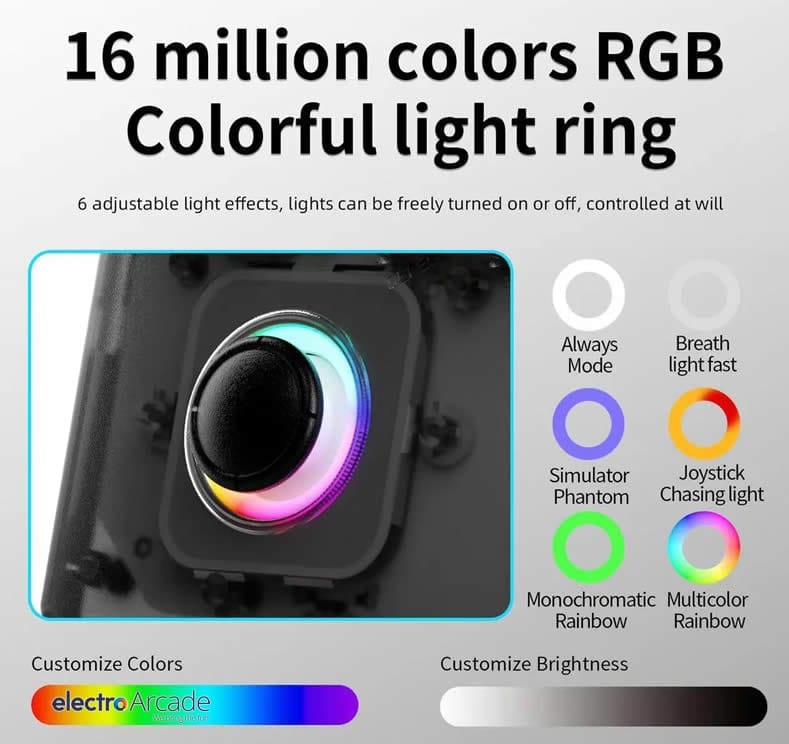 anbernic-rg-40xx-v-joypad-rgb-colour-effects-ring - electro arcade