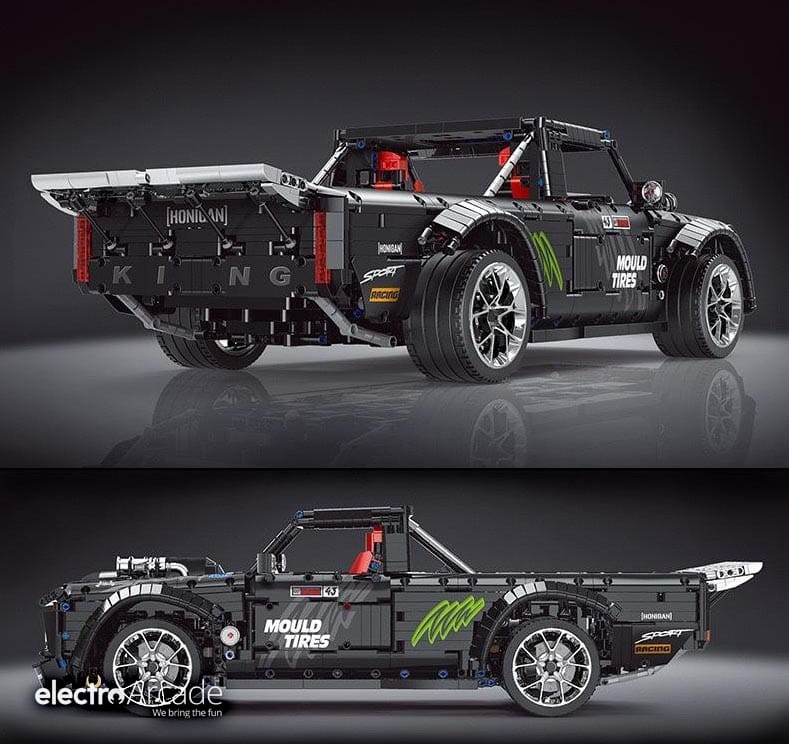mould-king-brick-set-ford-f150-hoonitruck-side-view - electro arcade