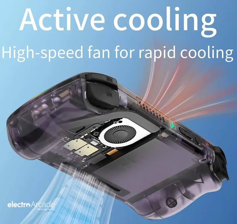 anbernic-406h-active-cooling-fan - electro arcade